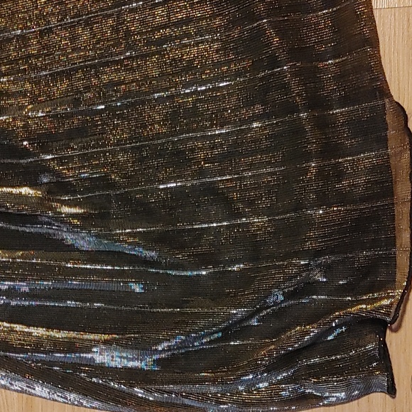 H&M Gold&Silver Shimmer Top - Picture 3 of 5